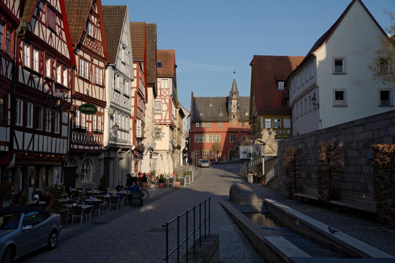 Goldgemaeuer Appartements Ochsenfurt Dış mekan fotoğraf